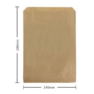 1 Long Brown Paper Bag