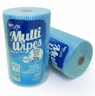 Extra Heavy Duty Wipes Rolls Blue Ctn