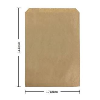 2 Long Brown Paper Bag