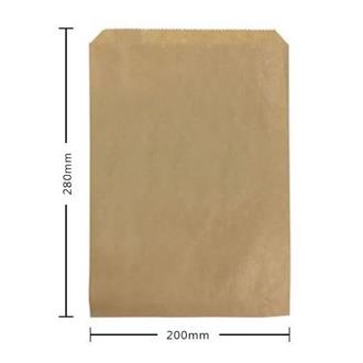 3 Long Brown Paper Bag