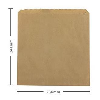 3 Square Brown Paper Bag