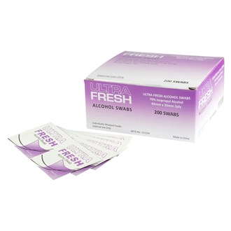 Alcohol Swaps Ultrafresh 200per box 