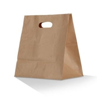 Brown Kraft Bag with Diecut Handle