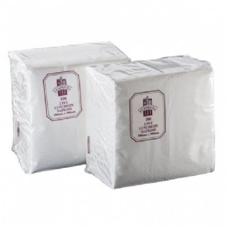 Napkin Luncheon 2 Ply White GT Fold