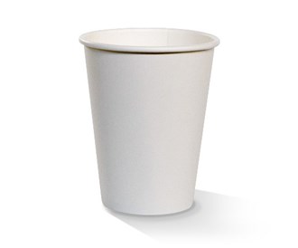 Cup Single Wall 12oz Tall 90mm - White