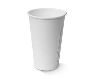 12oz Plain PLA Coated Single Wall 80mm Top