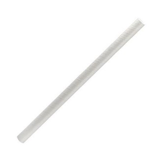 Paper Straw Jumbo Plain White