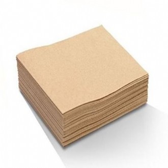 Napkin Cocktail 2 Ply 1/4 Fold Recycled Kraft
