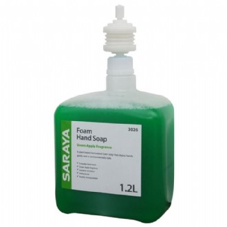 Saraya Foaming Hand Soap Apple Fragrance 1.2L