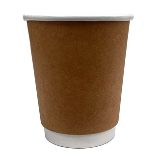 Cup Double Wall 8oz - Kraft