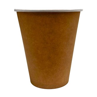 Cup Single Wall 12oz Tall - Kraft