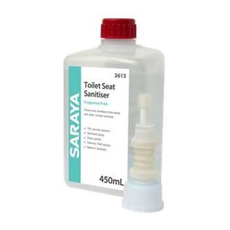 Saraya Toilet Seat Sanitiser 450ml