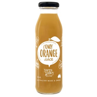Yarra Valley Hilltop L'Only Orange Juice 350ml Ctn/12
